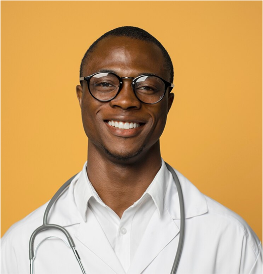 stock image of a healthcare professional